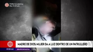 Mujer dio a luz en un patrullero.