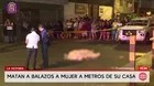Mujer extranjera es asesinada a balazos en La Victoria