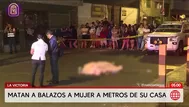 Mujer extranjera es asesinada a balazos en La Victoria