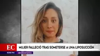 Mujer falleció tras someterse a una liposucción