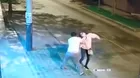 Mujer fue agredida por su esposo en la puerta de su casa