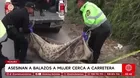 Mujer fue asesinada a balazos cerca de la carretera en Huaura