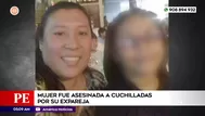 Mujer fue asesinada a cuchilladas por su expareja