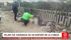 Mujer fue asesinada de un disparo en El Agustino