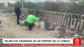 Mujer fue asesinada de un disparo en la cabeza en El Agustino. Foto y video: América Noticias