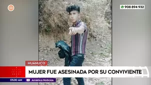 Mujer fue asesinada por su conviviente en Huánuco. Foto y video: América Noticias