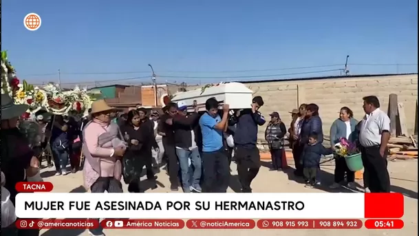 Mujer fue asesinada por su hermanastro en Tacna. Foto: América Noticias