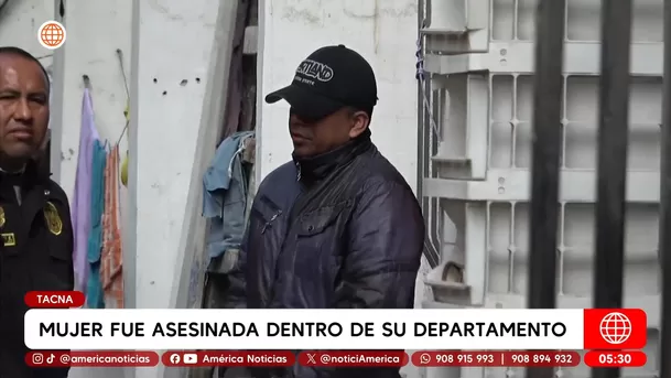 Mujer fue hallada muerta dentro de su departamento en Tacna. Foto: América Noticias