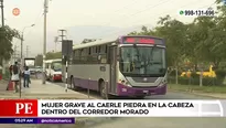 Mujer resultó gravemente herida en Corredor Morado