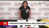 Mujer aprovechó el día de visitas en el penal para intentar que ingrese la droga.