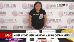 Mujer aprovechó el día de visitas en el penal para intentar que ingrese la droga.