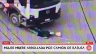 Mujer muere arrollada por camión de basura en Piura