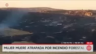 Mujer muere en Puno tras ser atrapada por incendio forestal