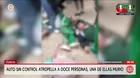 Mujer muere y 11 personas quedan heridas tras atropello en Cusco