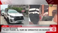 Mujer murió al huir de operativo policial en San Martín de Porres