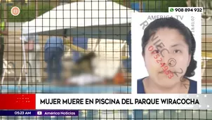 Mujer muere en piscina del parque Wiracocha en San Juan de Lurigancho. Foto y video: América Noticias