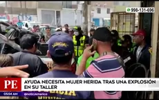 Mujer necesita ayuda luego de sufrir accidente laboral en Pachacámac - Noticias de antonov