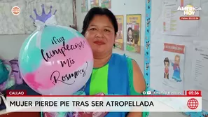 Mujer pierde un pie tras ser atropellada por un tráiler en el Callao. Foto y video: América Noticias