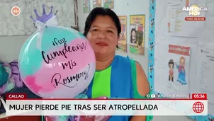 Mujer pierde un pie tras ser atropellada por un tráiler en el Callao. Foto y video: América Noticias