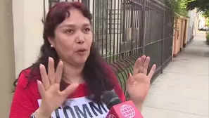 Mujer que no cedió ascensor se defendió. Foto: Captura de TV