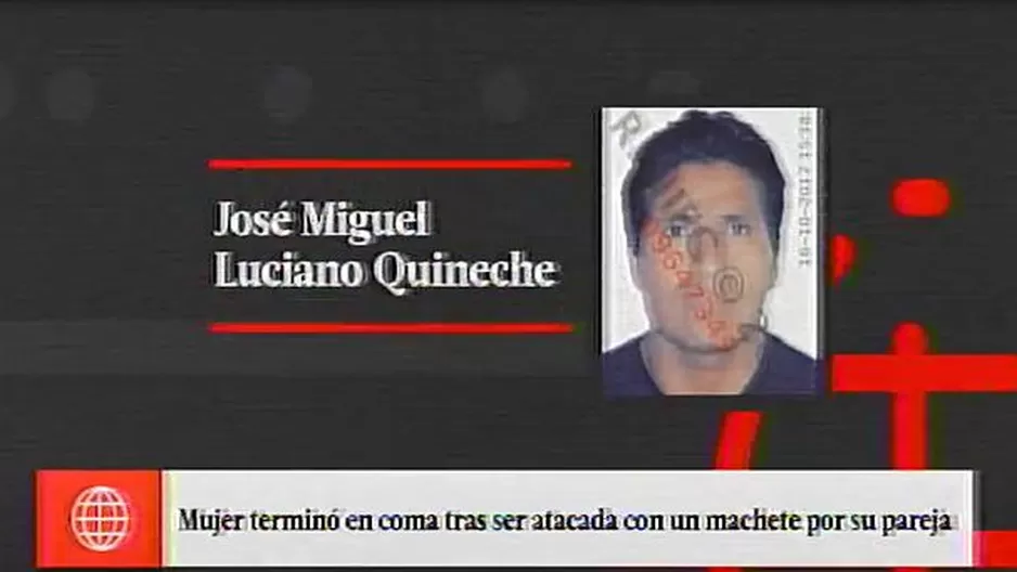 Mujer queda en coma tras ser atacada a machetazos por su pareja