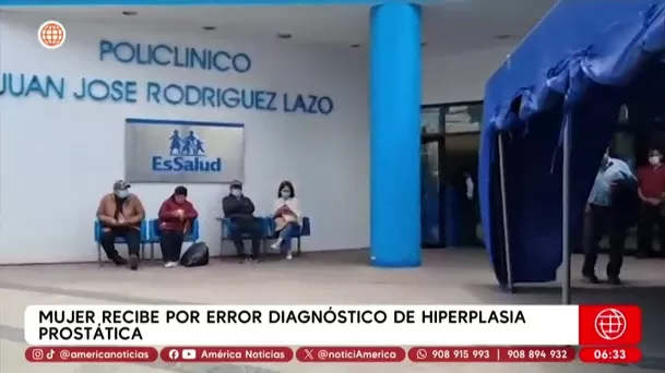 Mujer recibe por error diagnóstico de hiperplasia prostática. Foto: Unidad de investigación Mujer recibe por error diagnóstico de hiperplasia prostática. Foto: Unidad de investigación