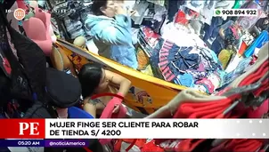 Robo en mercado en Independencia. Foto y video: América Noticias