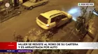 Mujer se resiste a robo y es arrastrada por auto