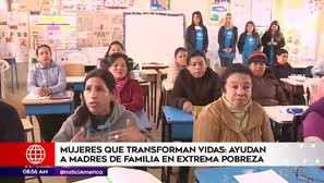 Mujeres de Anspac vienen potenciando habilidades de madres de familia.