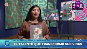 Dos mujeres peruanas transforman sus vidas a través del arte en los talleres del MALI. Foto y video: Domingo Al Día