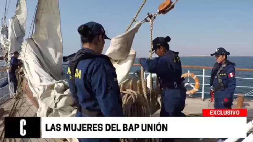 Mujeres tripulan el BAP Unión y cambian la historia en la Marina de Guerra