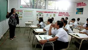 Las clases escolares serán recuperadas según lo dispuesto por el Minedu. Foto: Minedu