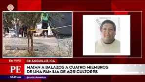 Múltiple asesinato en Ica. Foto y video: América Noticias