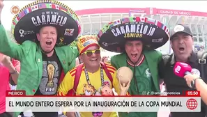 El mundo entero espera por la inauguración de la Copa Mundial. Foto y video: América Noticias