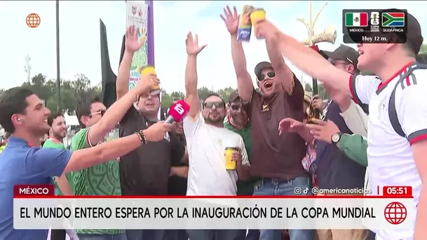 El mundo entero espera por la inauguración de la Copa Mundial. Foto: América Noticias El mundo entero espera por la inauguración de la Copa Mundial. Foto: América Noticias