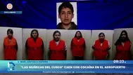 Las muñecas del Cusco: pretendían llevar droga en el aeropuerto