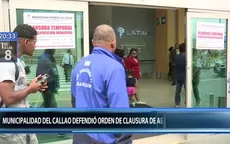Municipalidad del Callao defendió clausura temporal del Aeropuerto Jorge Chávez - Noticias de lap