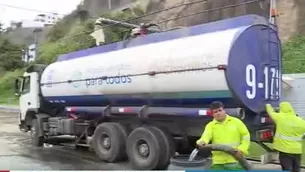 El teniente alcalde de Chorrillos informó que Sedapal habilitó cinco puntos de abastecimiento de agua. / Video: Canal N