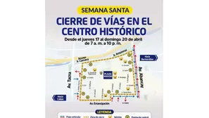Municipalidad de Lima cierra calles del Centro Histórico por Semana Santa. Foto: Andina / Video: Canal N