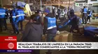Municipalidad de Lima limpió zona de La Parada