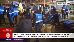Limpieza en zona de La Parada