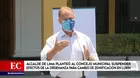 Alcalde de Lima planteó al Concejo Municipal suspender efectos de ordenanza para cambio de zonificación en Lurín