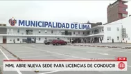 Municipalidad Metropolitana de Lima abre sede de licencias de conducir