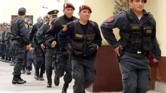 Policía Nacional. Foto: Andina