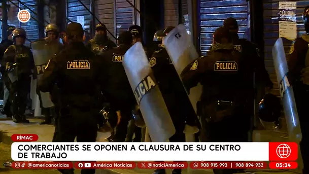 Municipio clausura mercado de flores en el Rímac. Foto: América Noticias Municipio clausura mercado de flores en el Rímac. Foto: América Noticias