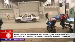 Avícola fue clausurada. América Noticias