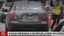 Mafias en Miraflores. Foto/Video: América Noticias