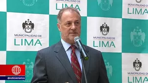 Jorge Muñoz, alcalde de Lima. Foto: América TV