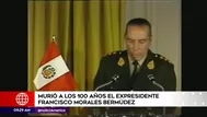 Murió a los 100 años el expresidente Francisco Morales Bermúdez