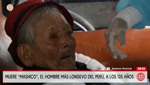 Fallece Mashico, el hombre más longevo del Perú / Video: América Noticias